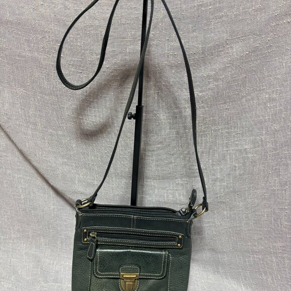 Deep Green Fossil Crossbody - Picture 2 of 6